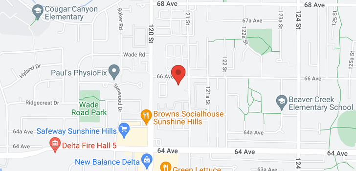 map of 213 12088 66 AVENUE